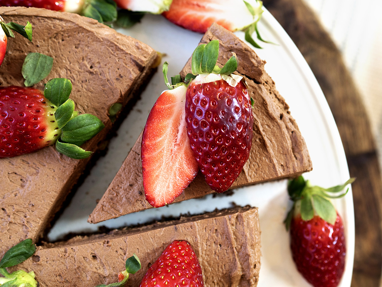 sjokolademoussekake