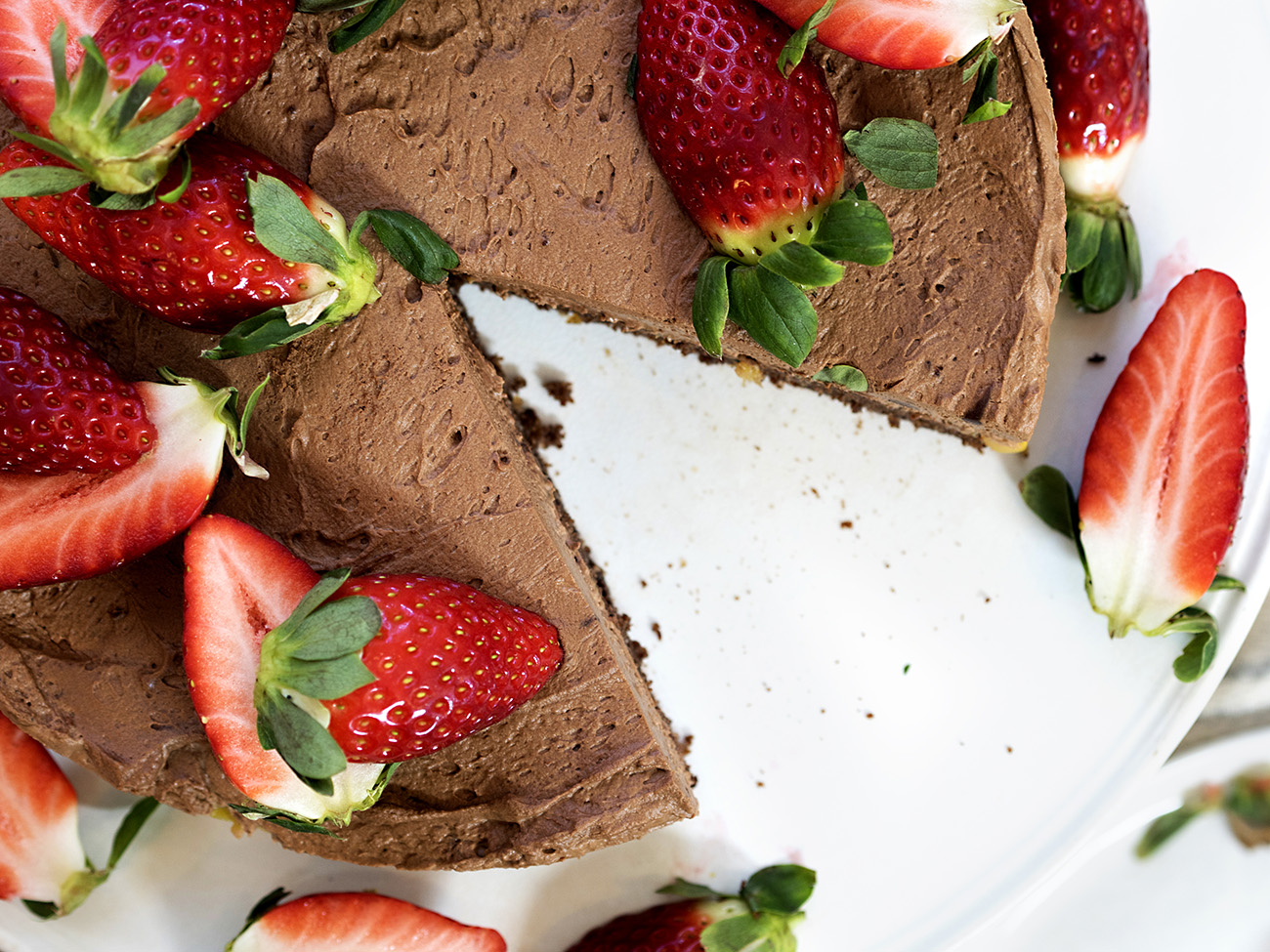 sjokolademoussekake