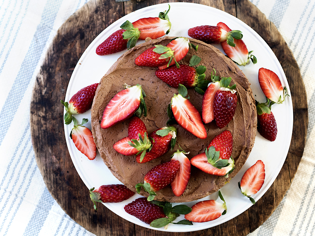 sjokolademoussekake