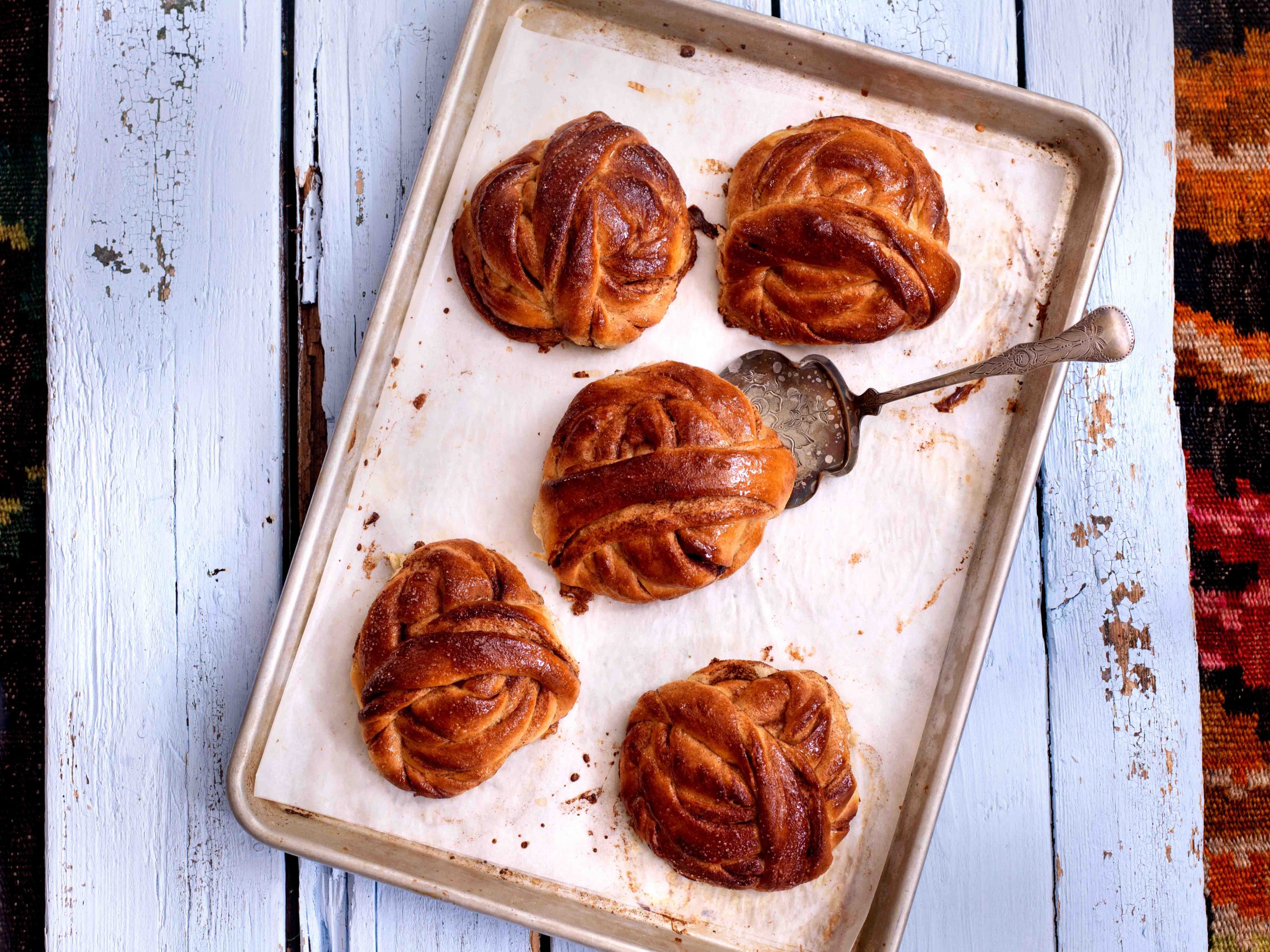 Kanelsnurrer med sukkerlake