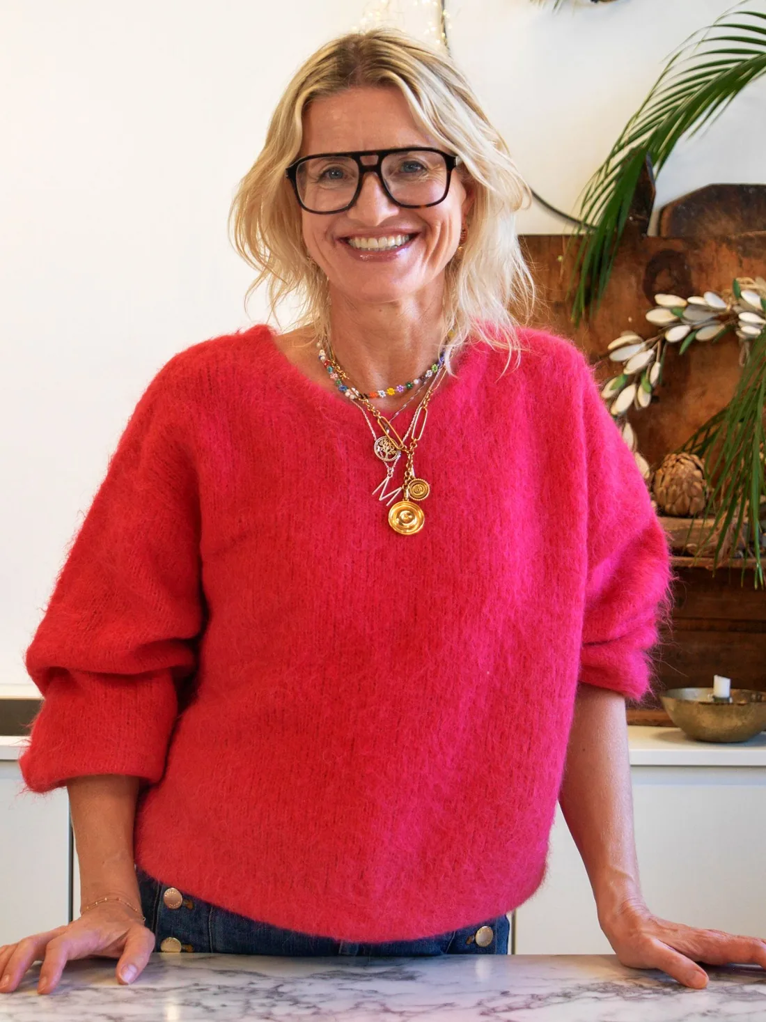 Marit Røttingsnes Westlie på kjøkkenet